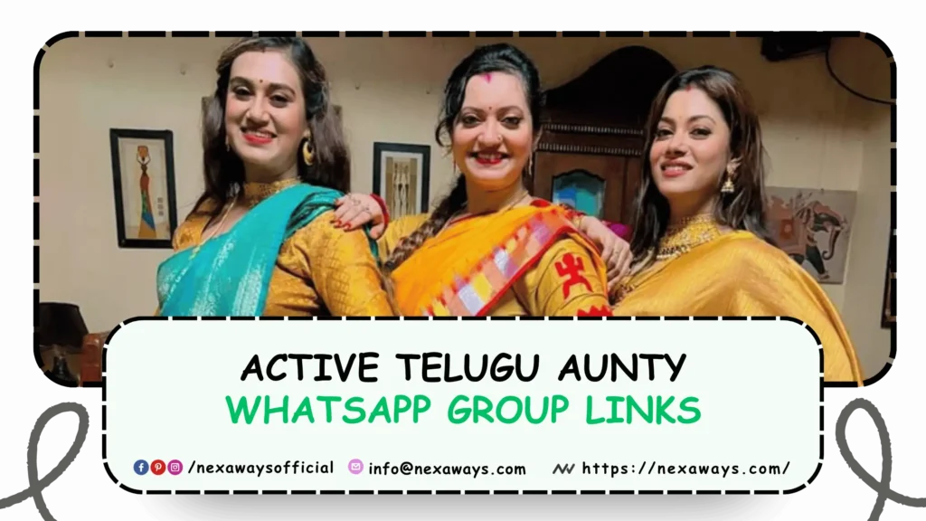 Active Telugu Aunty WhatsApp Group Links