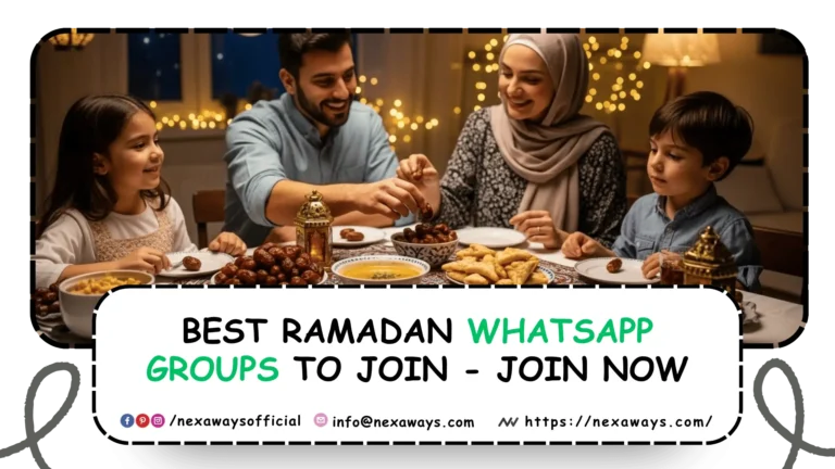 Best Ramadan WhatsApp Groups To Join In 2026 - Join Now
