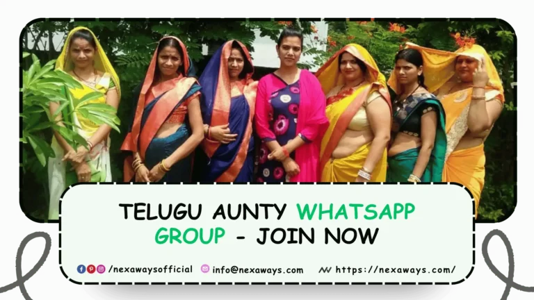 Telugu Aunty WhatsApp Group - Join Now