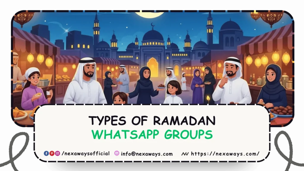 Types of Ramadan WhatsApp Groups